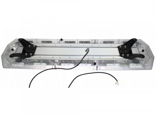 Rampa girofar 72 LEDURI 12-24V 120cm 10 functii cu magnet
