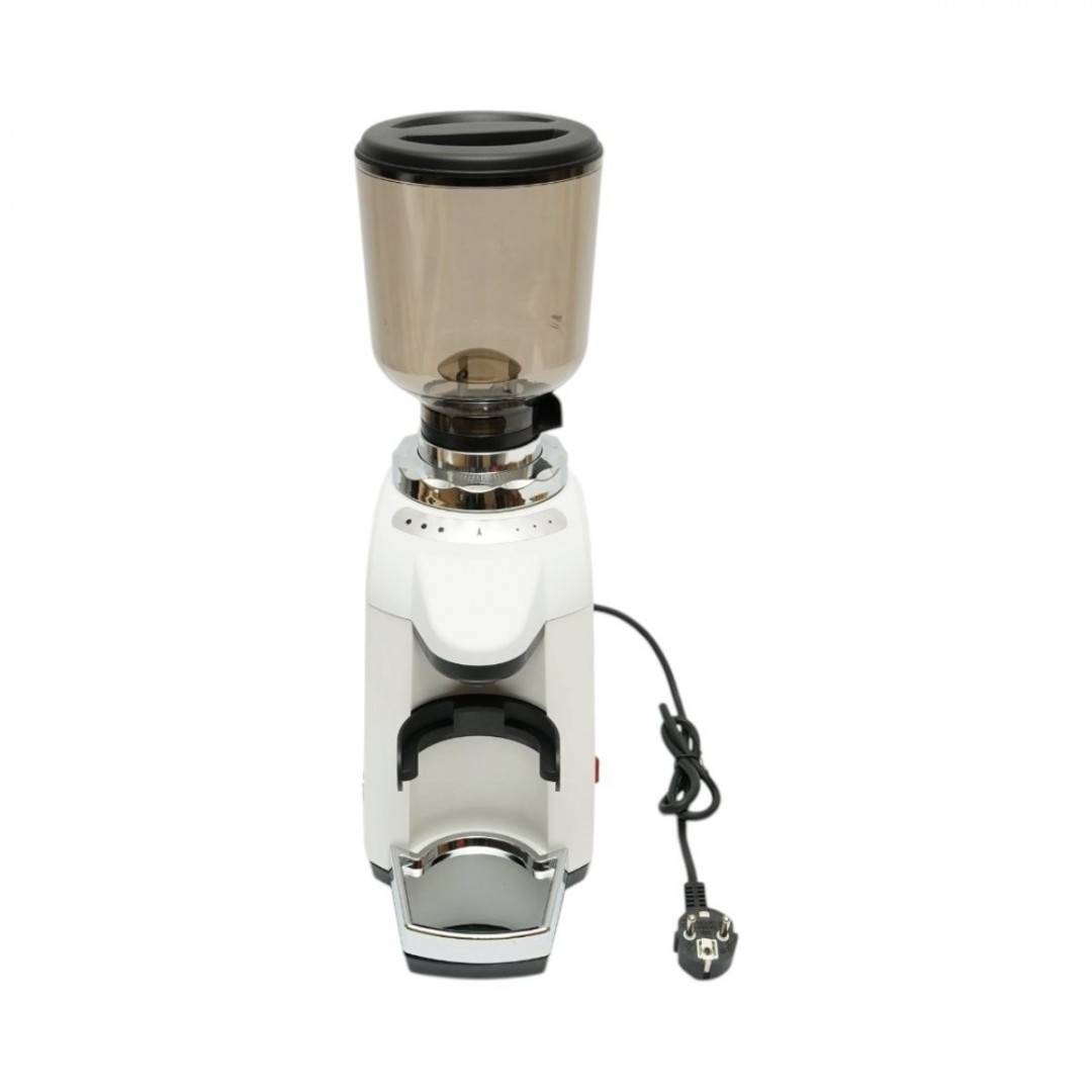 Rasnita electrica de cafea automata 180W, 220V, reglaj macinare 80 trepte, bavuri plate 50mm, recipient boabe 500g