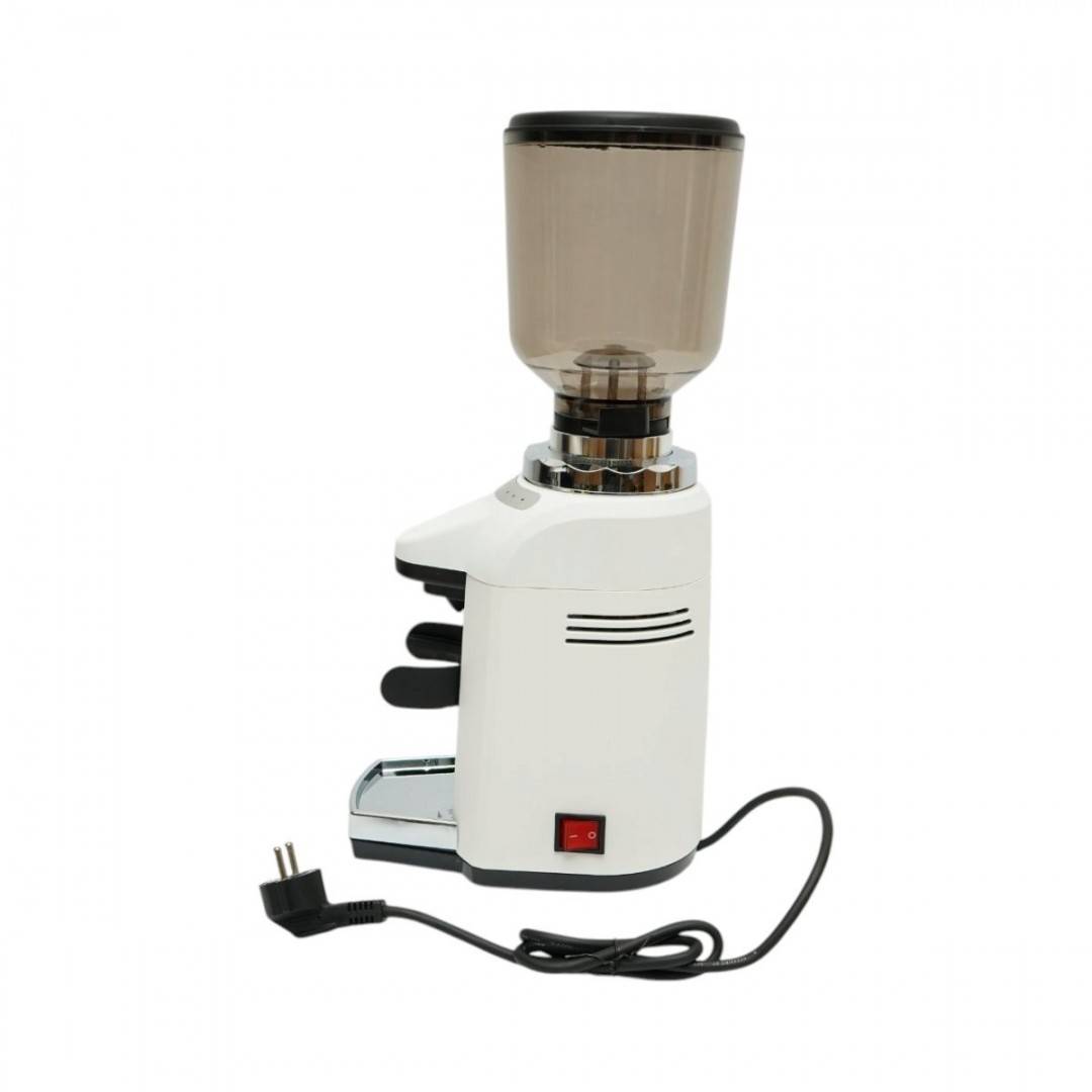 Rasnita electrica de cafea automata 180W, 220V, reglaj macinare 80 trepte, bavuri plate 50mm, recipient boabe 500g