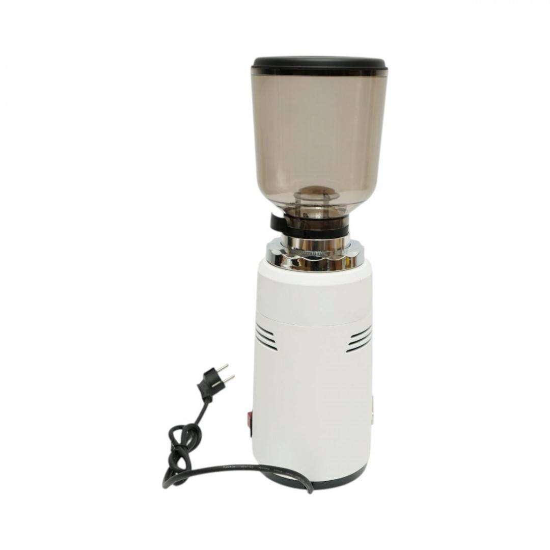 Rasnita electrica de cafea automata 180W, 220V, reglaj macinare 80 trepte, bavuri plate 50mm, recipient boabe 500g