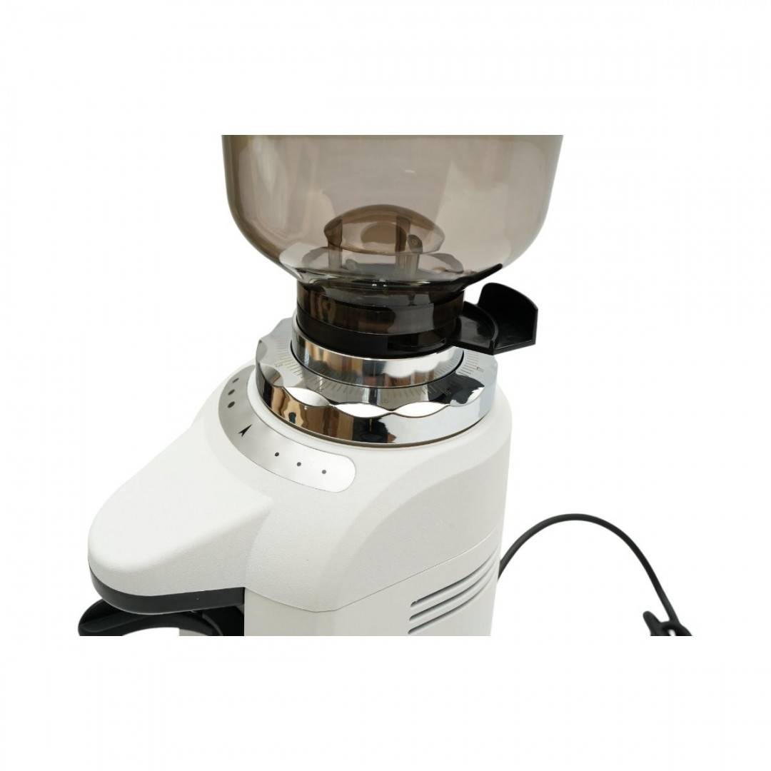 Rasnita electrica de cafea automata 180W, 220V, reglaj macinare 80 trepte, bavuri plate 50mm, recipient boabe 500g