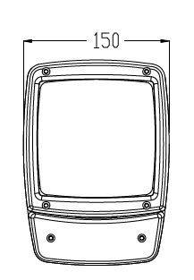 Reflector cu semnalizator 12V