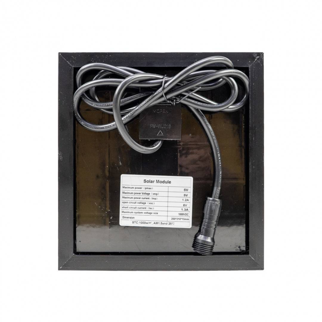 Reflector LED PNI GreenHouse WS50 PRO 50W cu panou solar 6W, acumulator 5000mAh, 800lm, telecomanda, timing si luminozitate reglabila, 6500 K, IP65