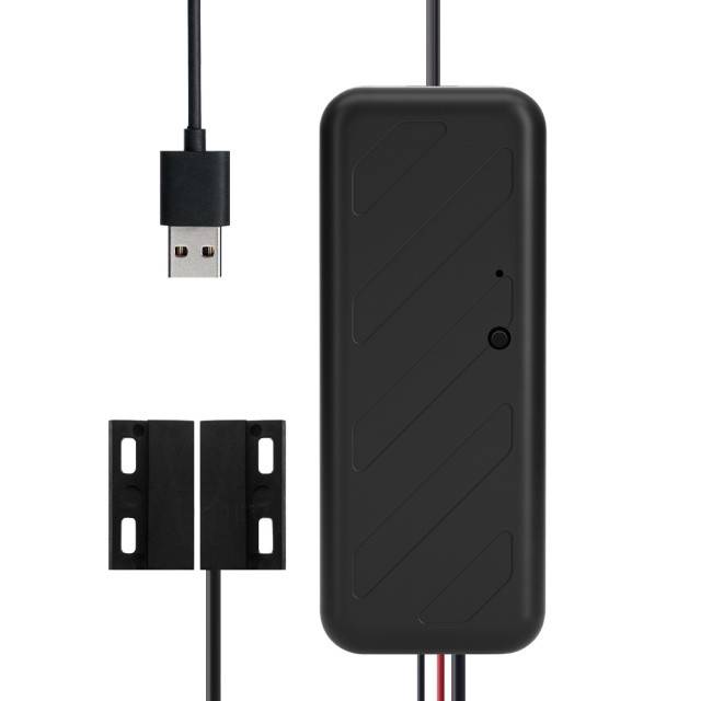 Releu inteligent PNI SmartHome RG121 cu Wi-Fi pentru comanda deschidere usa garaj/poarta, compatibil cu aplicatia Tuya, alimentare 5 V