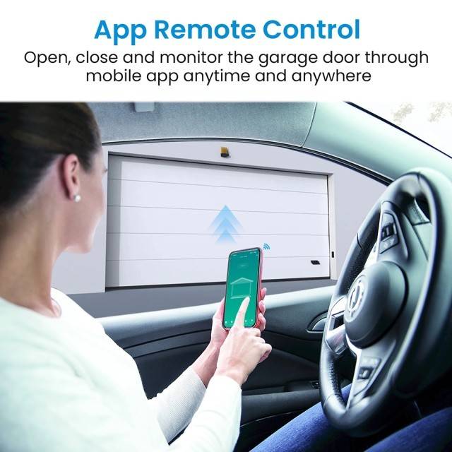 Releu inteligent PNI SmartHome RG121 cu Wi-Fi pentru comanda deschidere usa garaj/poarta, compatibil cu aplicatia Tuya, alimentare 5 V