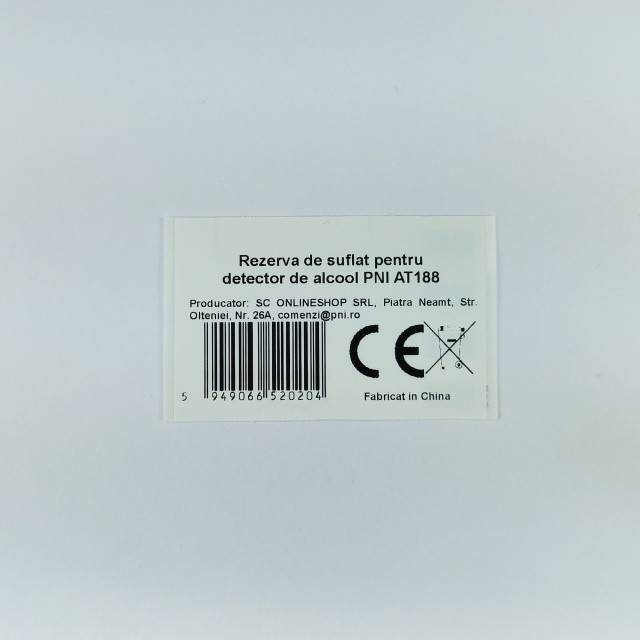 Rezerva de suflat pentru detector de alcool PNI AT188