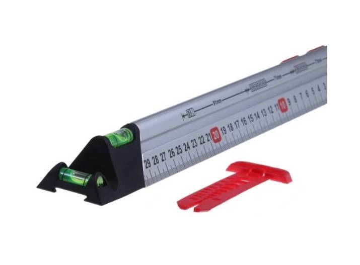 Rigla aluminiu multifunctionala cu boloboc 60 cm JUFISTO