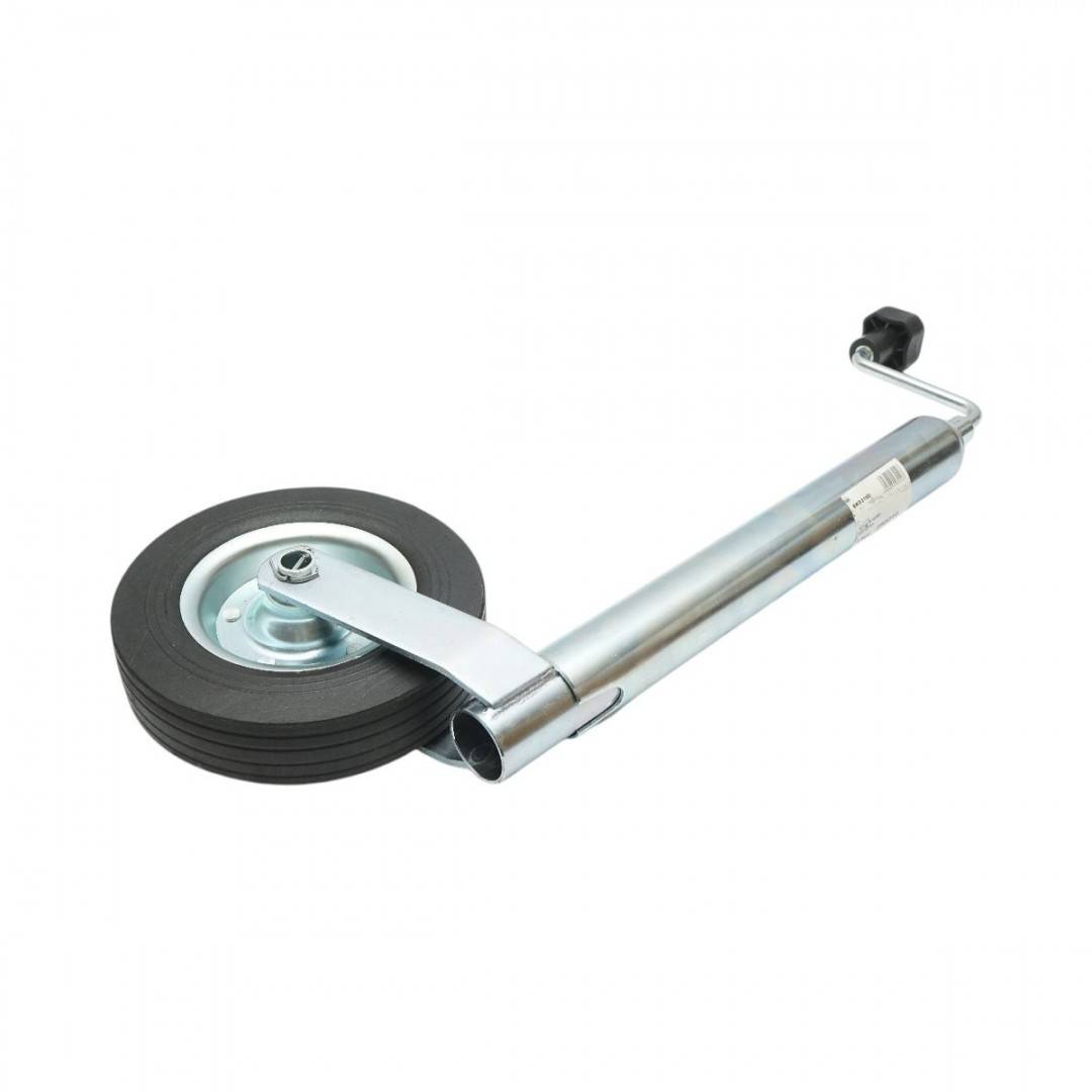 Roata de sprijin remorca 200x50mm, diametru tub 48mm, reglabila 650-800mm, sarcina maxima 136kg Breckner Germany