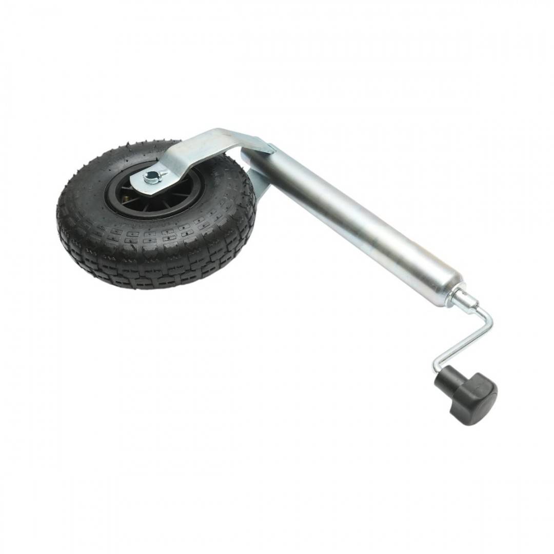 Roata de sprijin remorca cu roata pneumatica 260x85mm, diametru tub 48mm, reglabila 600-880mm, sarcina maxima 136kg Breckner Germany