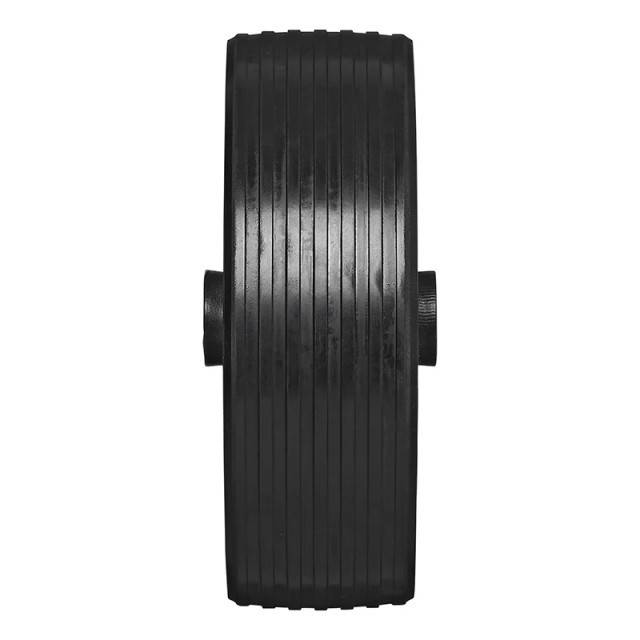 Roata pentru protap, janta plastic cu cauciuc solid 220x70mm