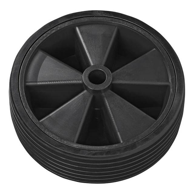 Roata pentru protap, janta plastic cu cauciuc solid 220x70mm