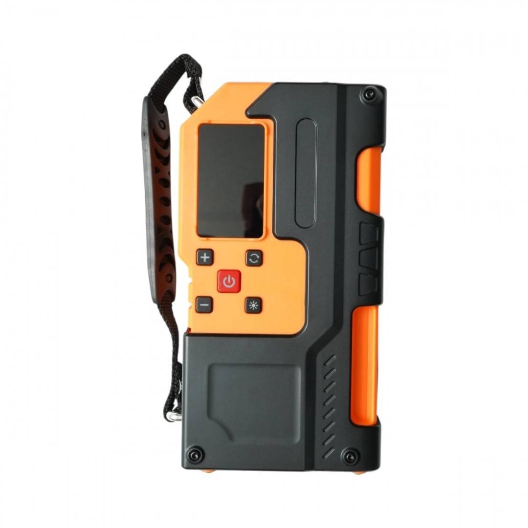 Robot pornire auto cu compresor aer portabil digital 150PSI, 12V, 120W, baterie Li-ion 8000mAh, Power Bank, lanterna LED, port USB/USB-C Breckner