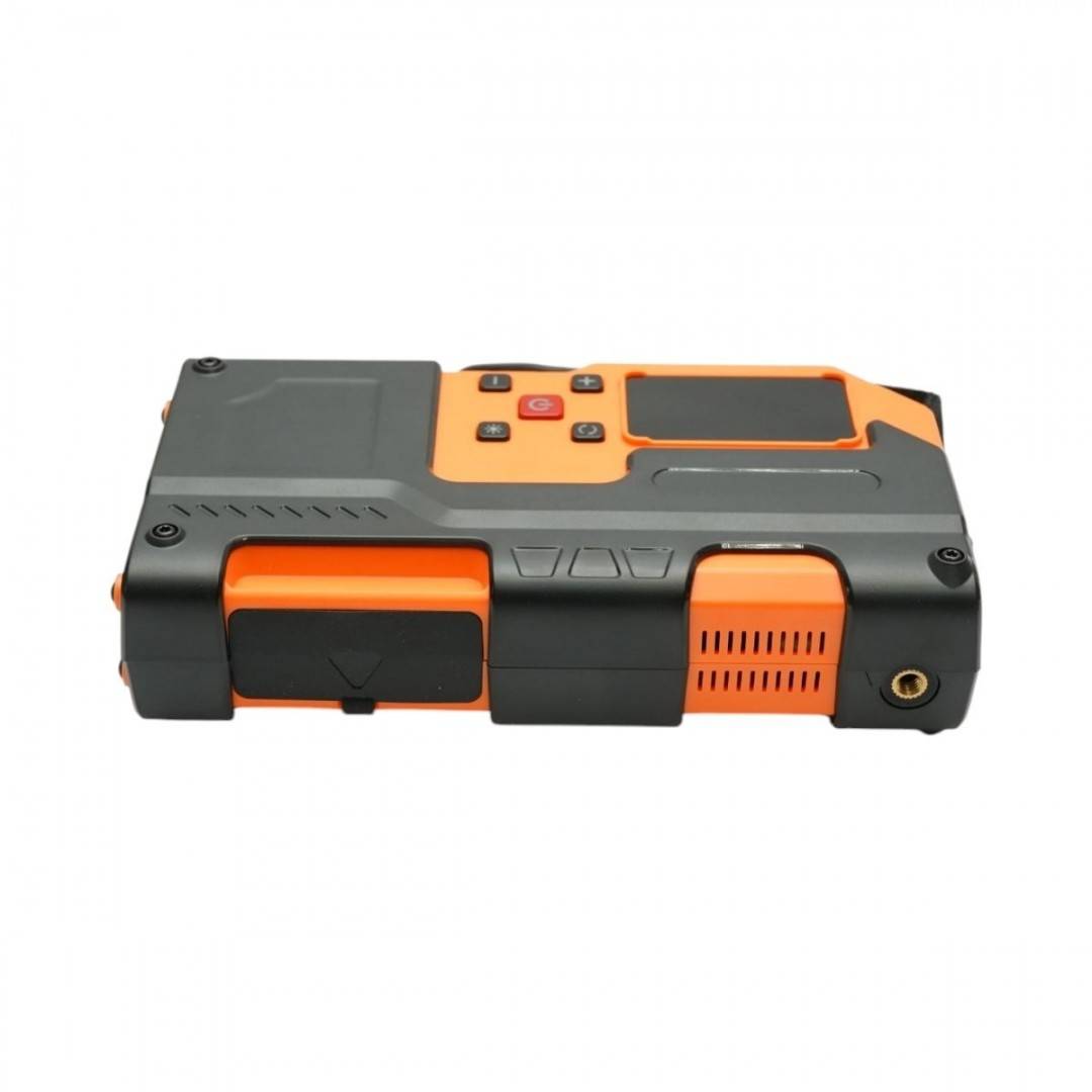 Robot pornire auto cu compresor aer portabil digital 150PSI, 12V, 120W, baterie Li-ion 8000mAh, Power Bank, lanterna LED, port USB/USB-C Breckner