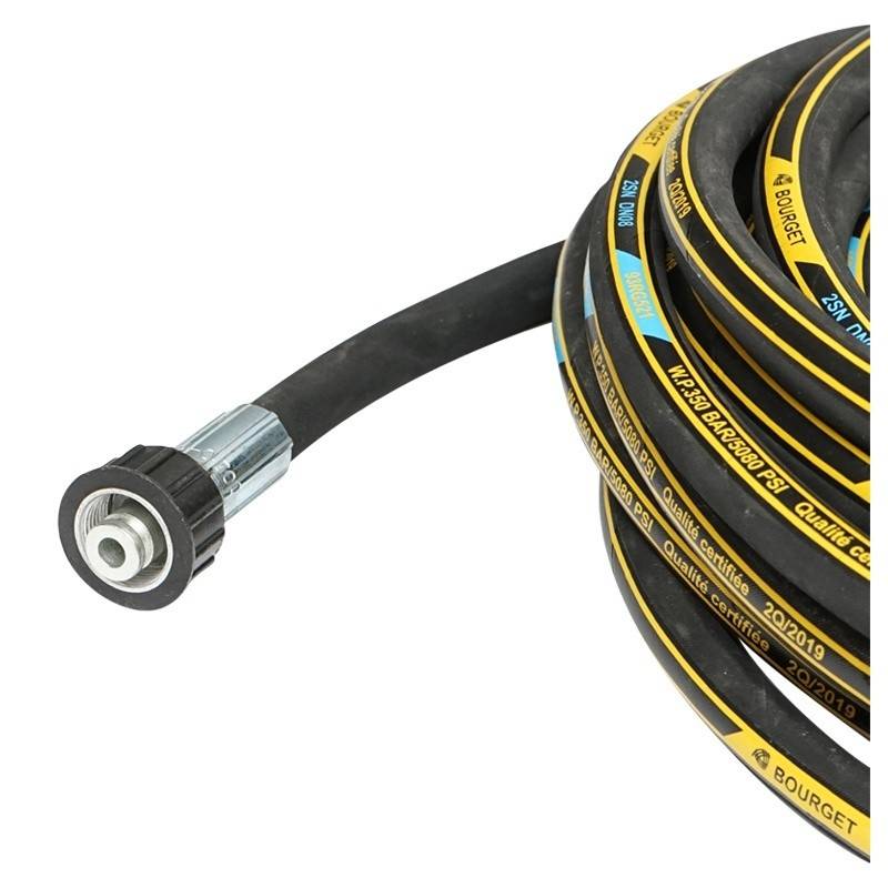 Rola 16,6m furtun spalatorie DN8 1SN cu mufa 22x1,5mm la ambele capete