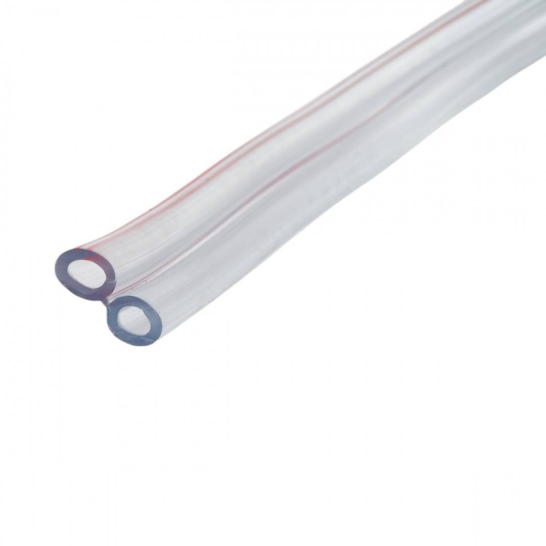 Rola 50m furtun de vidat transparent dublu pentru aparat de muls vaci Breckner Germany