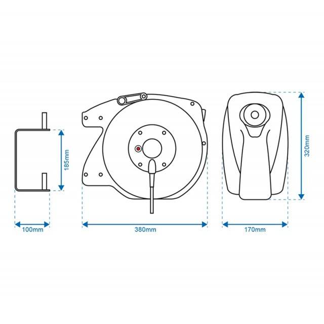 Rola cablu automata 15M 3x1.5mmp