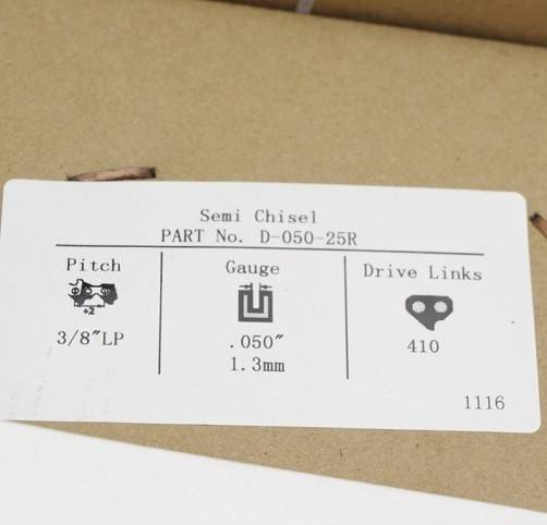 Rola lant drujba pas 3/8 Piccolo Holzfforma 7.62m (colt drept)