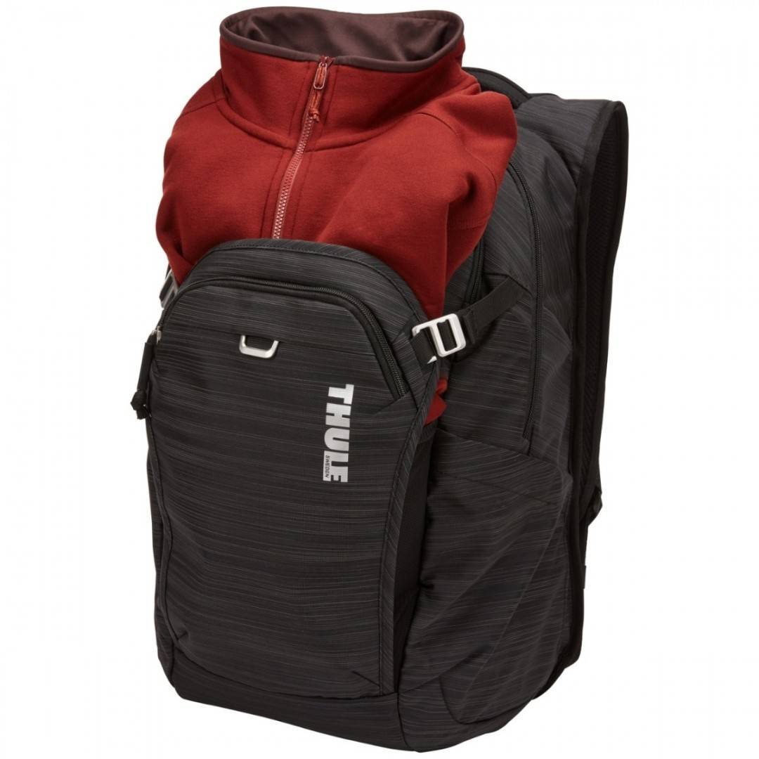 Rucsac urban cu compartiment laptop, Thule, Construct, 24L, Black