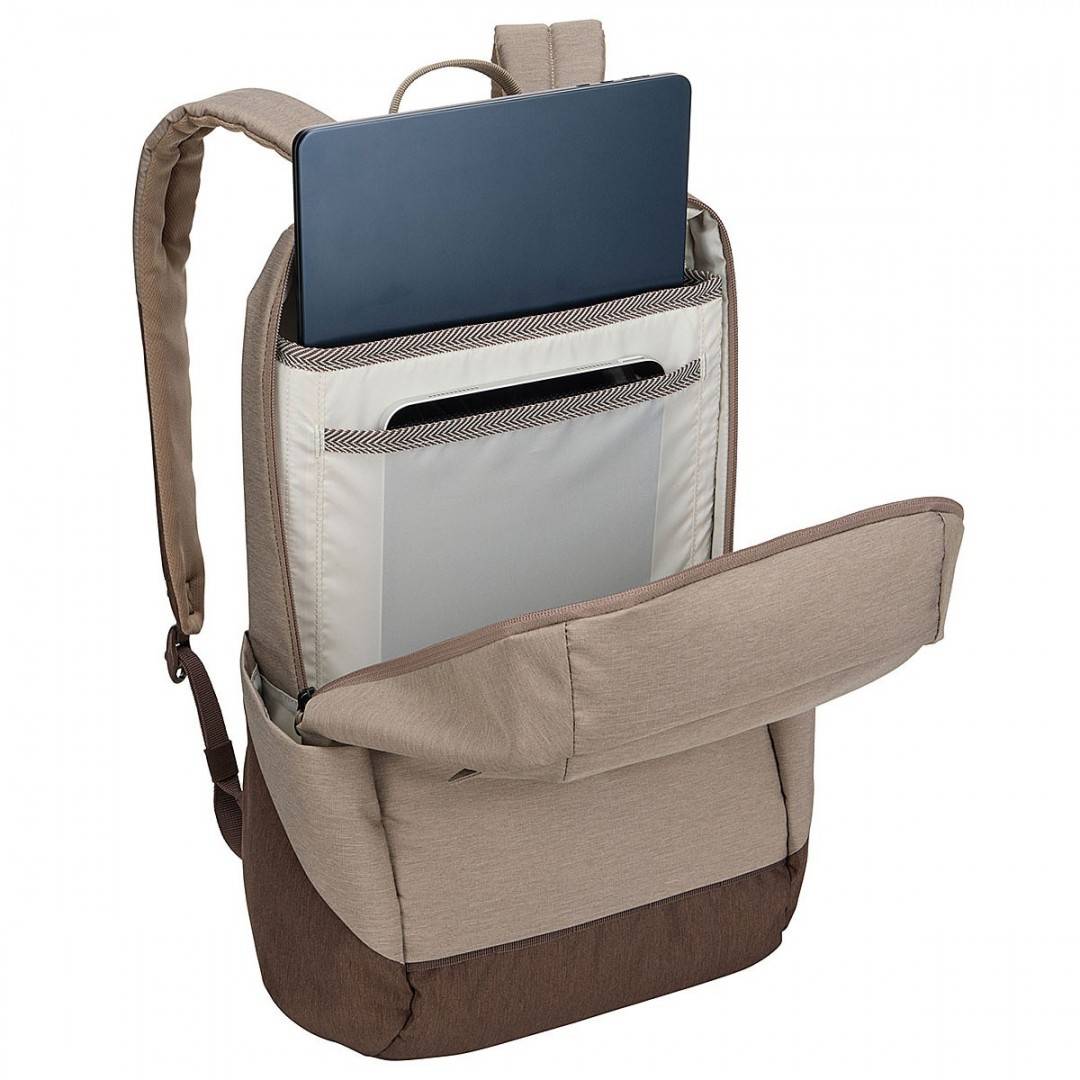 Rucsac urban cu compartiment laptop, Thule, Lithos, 20L, Nuanced Brown