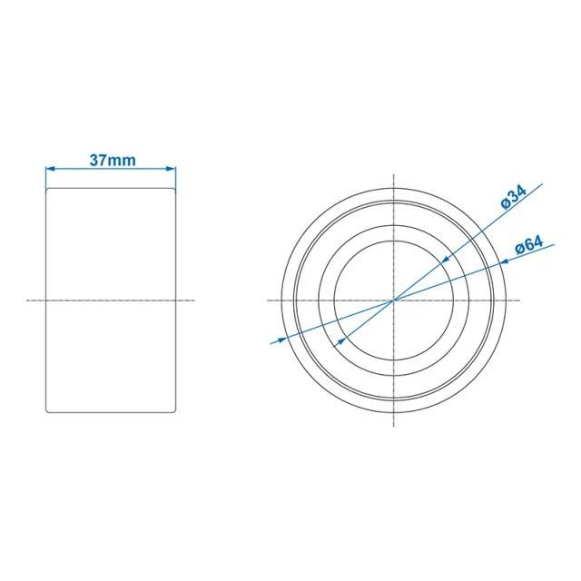 Rulment compact 34/64x37mm universal
