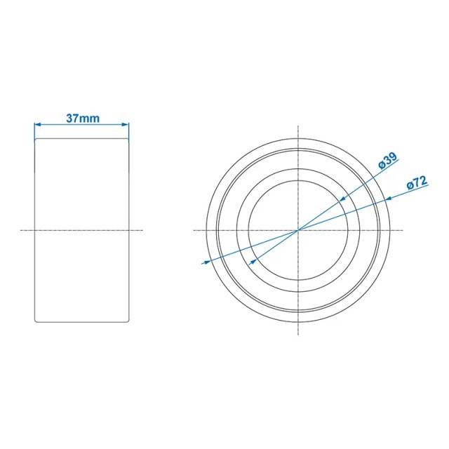 Rulment compact 39/72x37mm universal