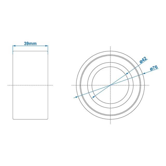 Rulment compact 42/76x39mm universal