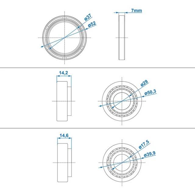 Rulment compatibil AL-KO 1636/1637