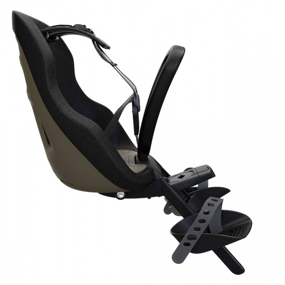 Scaun pentru copii, cu montare pe bicicleta in fata - Thule Yepp Nexxt 2 Mini Front mounted, Deep Khaki