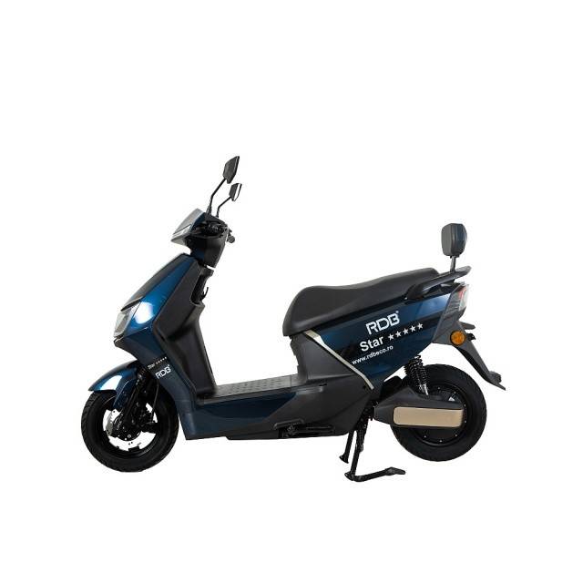 Scuter electric RDB STAR, 2000W, fara permis, 25 km/h ROSU, CIV inclus