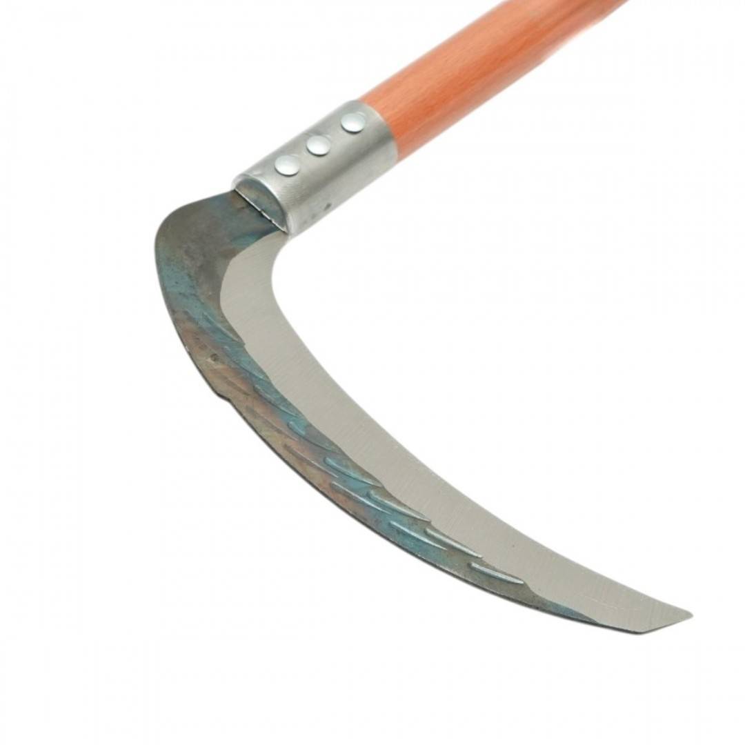 Secera cu maner lung 55cm, lama curbata 32cm profesionala Breckner Germany