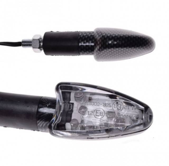 Semnale carbon triunghi cu LED
