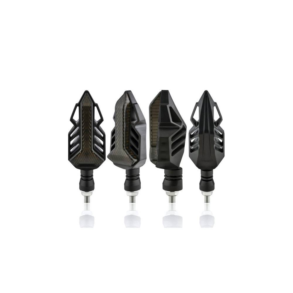 Semnalizare moto 12V cu semnalizare LED alba