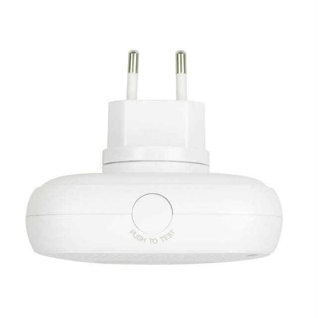 Senzor de gaz metan (CH4) PNI SafeHouse HS201 cu Wi-Fi, control din aplicatia Tuya Smart, alimentare 230V, 70dB, prompt vocal, alarma sonora si
