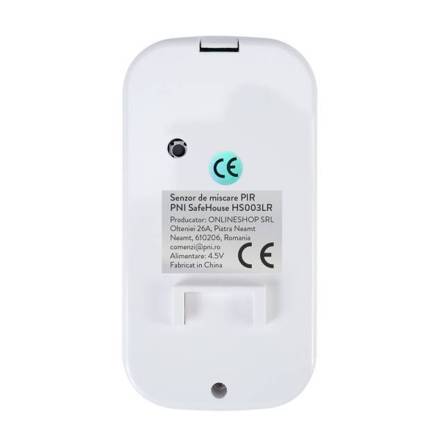 Senzor de miscare PIR PNI SafeHouse HS003LR fara fir pentru sisteme de alarma wireless