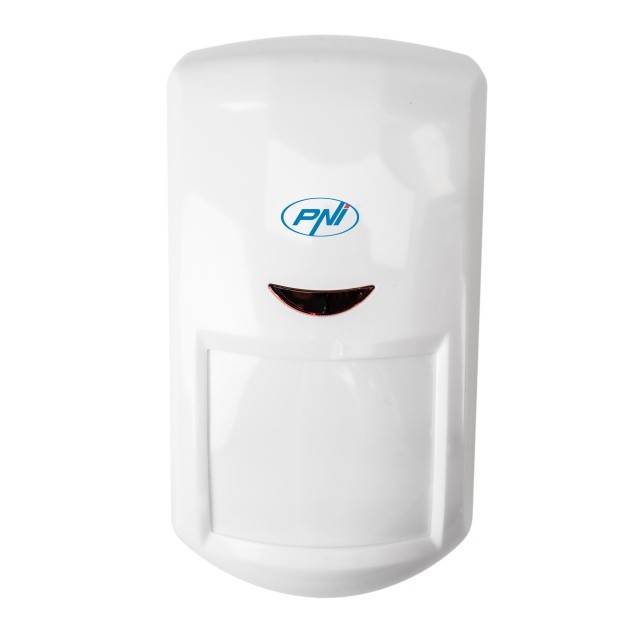 Senzor de miscare PIR PNI SafeHouse HS004, pentru sisteme de alarma wireless, cu imunitate la animale, sensibilitate reglabila