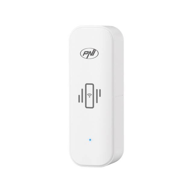 Senzor de vibratie PNI SafeHouse HS501 cu Wi-Fi, compatibil aplicatia Tuya, alimentare 3V