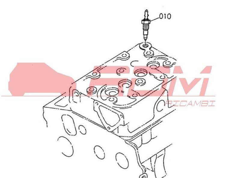 Senzor temperatura lichid racire – Kubota Z402 – cod K162228304