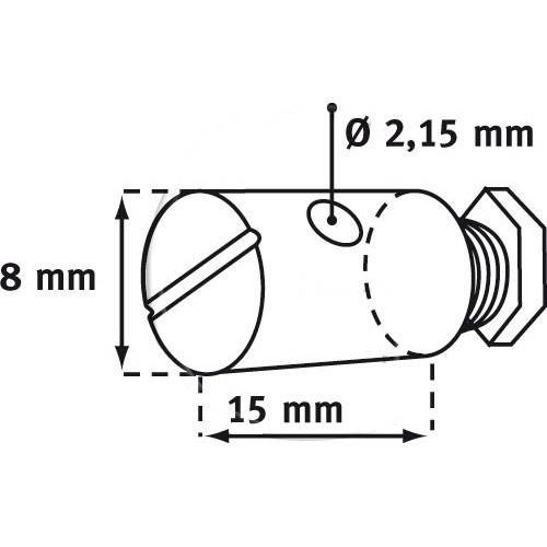 Set 10 buc niplu cablu frana / acceleratie (model 3)