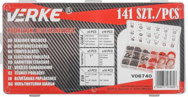 Set 141 buc Garnituri de etansare VERKE
