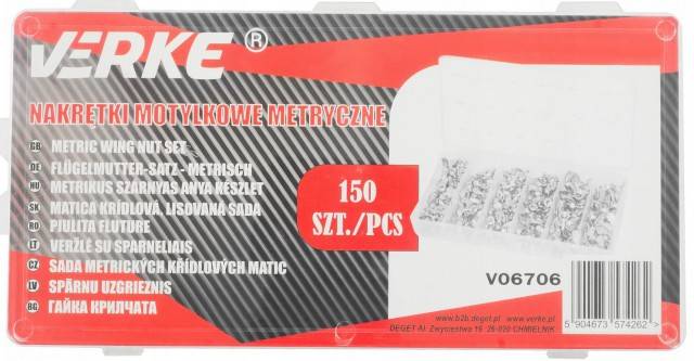 Set 150 buc Piulite tip fluture VERKE