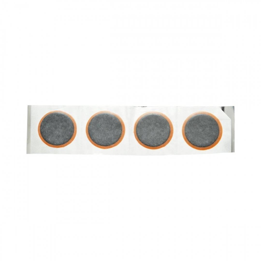 Set 16 petice vulcanizare rotunde 50mm + 1 tub adeziv 20ml pentru camere de aer Michel
