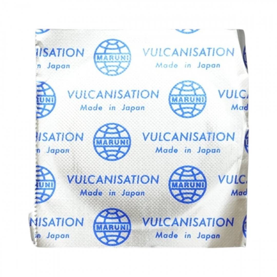Set 16 petice vulcanizare rotunde 52mm + 1 tub adeziv Super Valcarn G 22ml pentru camere de aer L3-A Maruni made in Japan