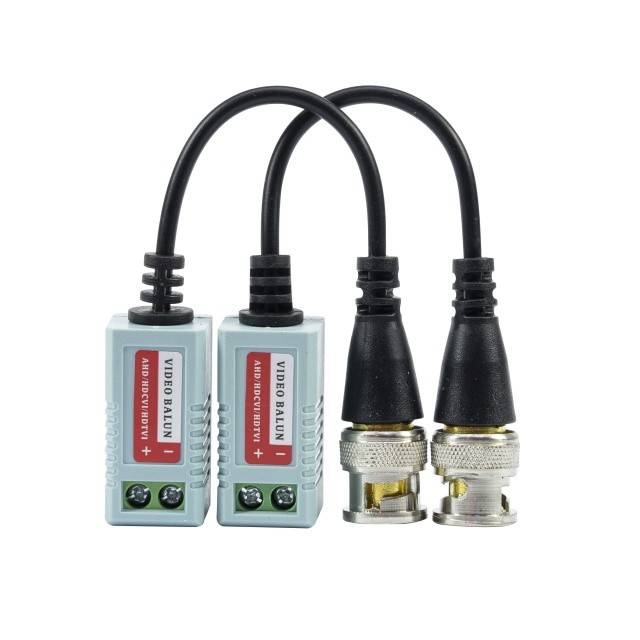 Set 2 Adaptori CCTV PNI 201C Video Balun Pasiv BNC pe fir 600m pt. cablu CAT5