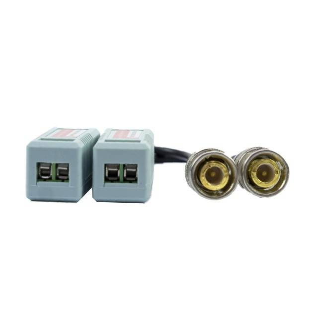 Set 2 Adaptori CCTV PNI 201C Video Balun Pasiv BNC pe fir 600m pt. cablu CAT5
