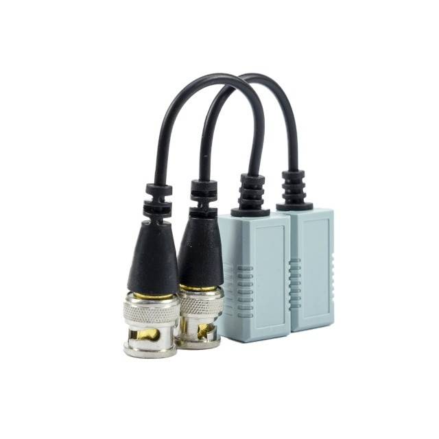 Set 2 Adaptori CCTV PNI 201C Video Balun Pasiv BNC pe fir 600m pt. cablu CAT5