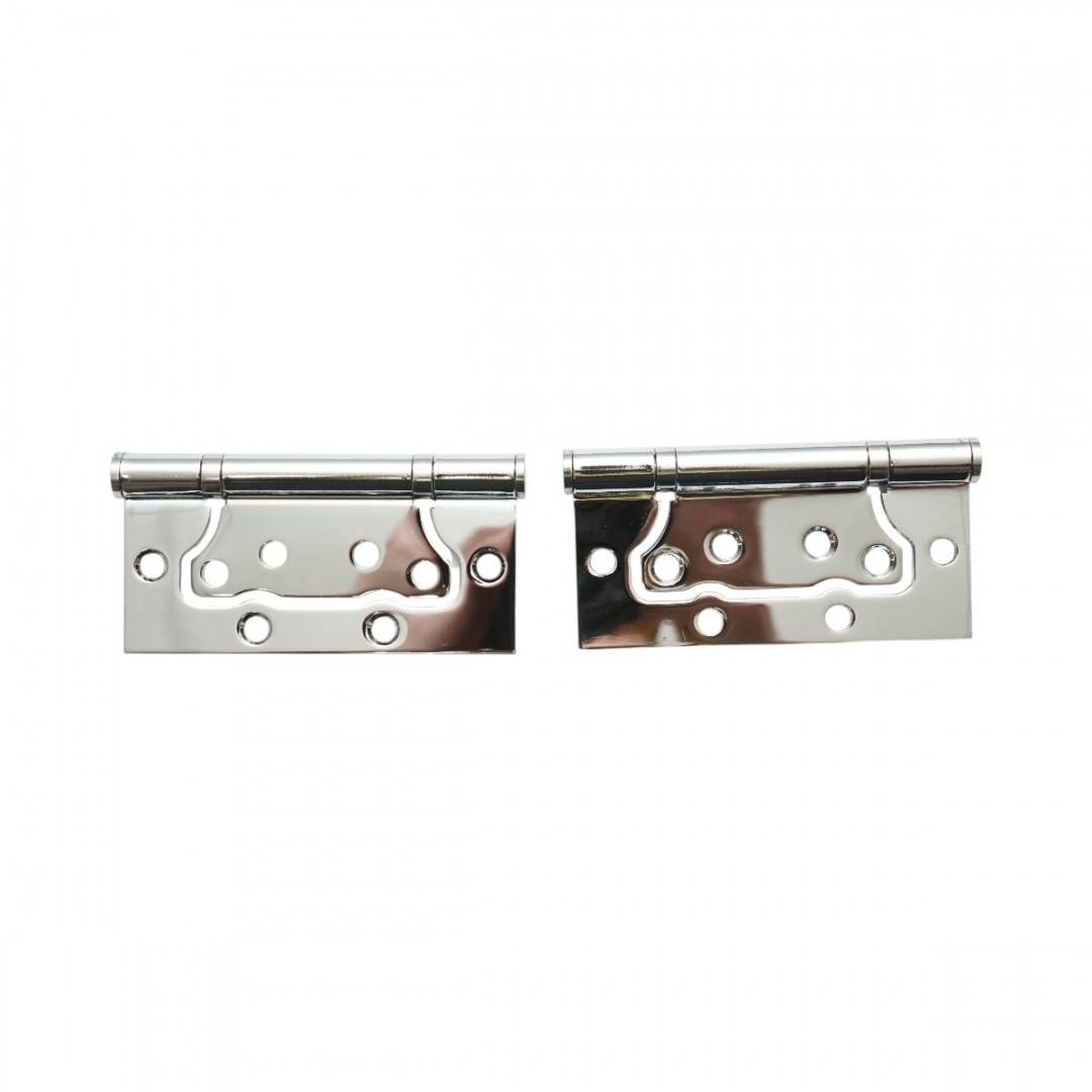 Set 2 balamale mobilier coplanare tip fluture 100x50mm, otel cromat, suruburi incluse