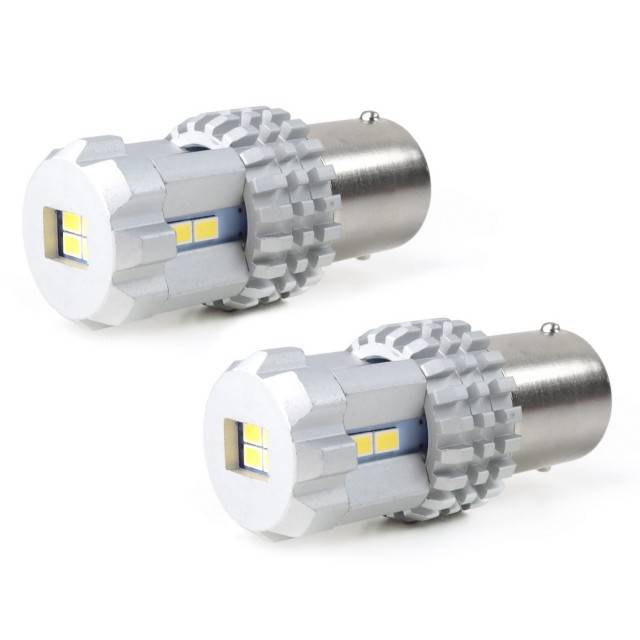 Set 2 becuri auto LED CANBUS 3020 22SMD 1156 BA15S P21W R10W R5W 12V/24V