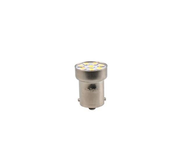 Set 2 becuri LED L988 - Ba15s G18 9xSMD2835 alb