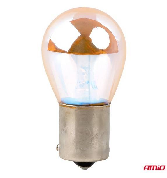 Set 2 becuri PY21W 12V 21W Amio