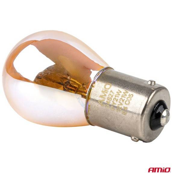 Set 2 becuri PY21W 12V 21W Amio